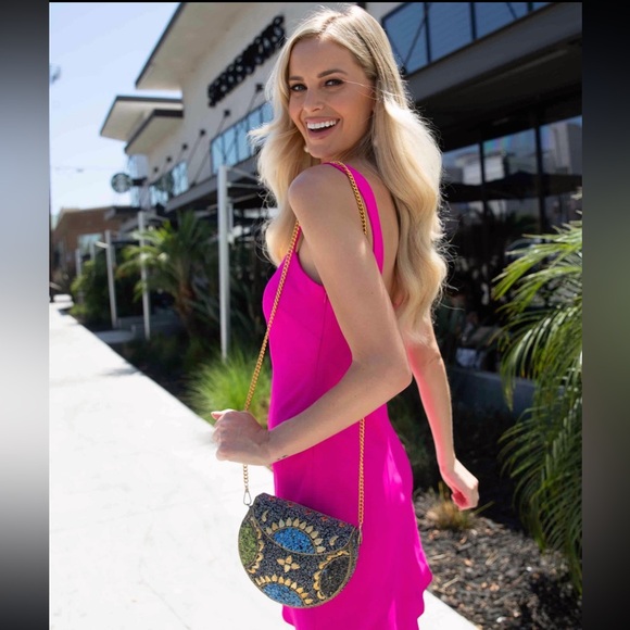 RAMLA THE PEARL MOSAIC  HANDBAG - Picture 7 of 12